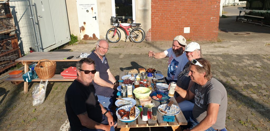 Noch einmal zusammen Grillen